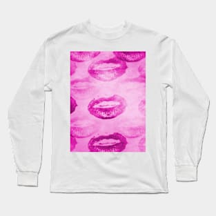 Kiss The Sky Pink Long Sleeve T-Shirt